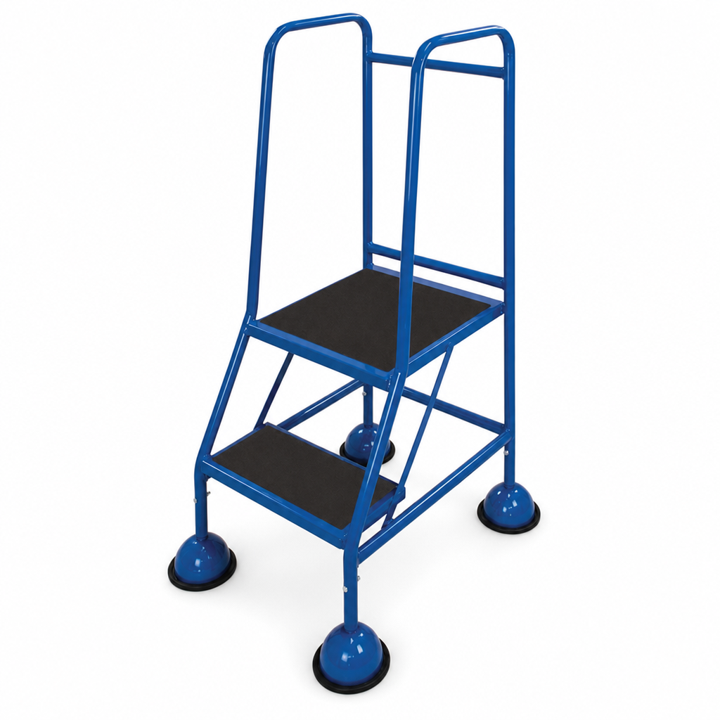 Mobile Anti-Slip Warehouse Steps with Domed Feet