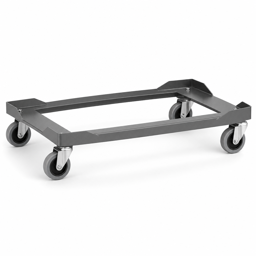 Mobile Base with Wheels for Plastic Recycling Station