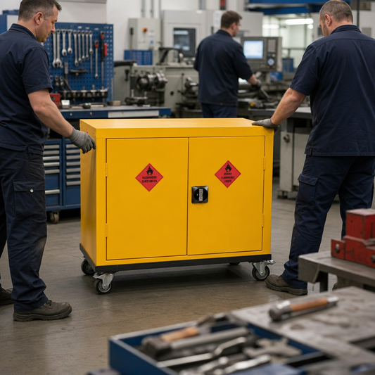 Mobile COSHH Chemical Safety Cabinet
