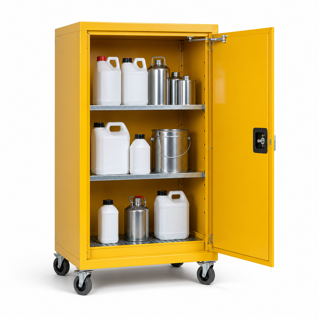 Mobile COSHH Chemical Safety Cabinet