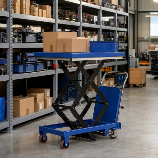 Mobile Double Scissor Lift Table 150kg–500kg
