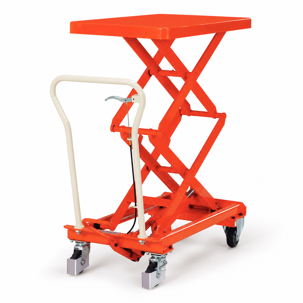Mobile Double Scissor Lift Table 150kg–500kg