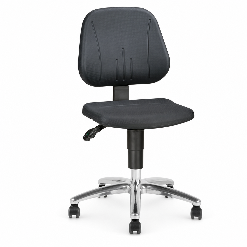 Mobile Ergonomic ESD Workshop Chair on Castors
