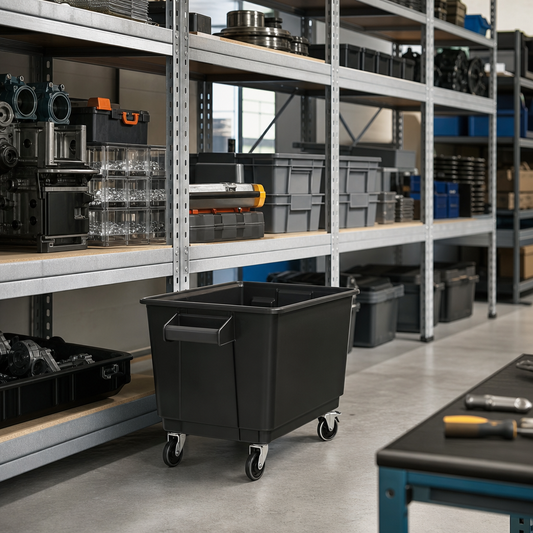 Mobile Heavy Duty Container with 135 Litre Capacity