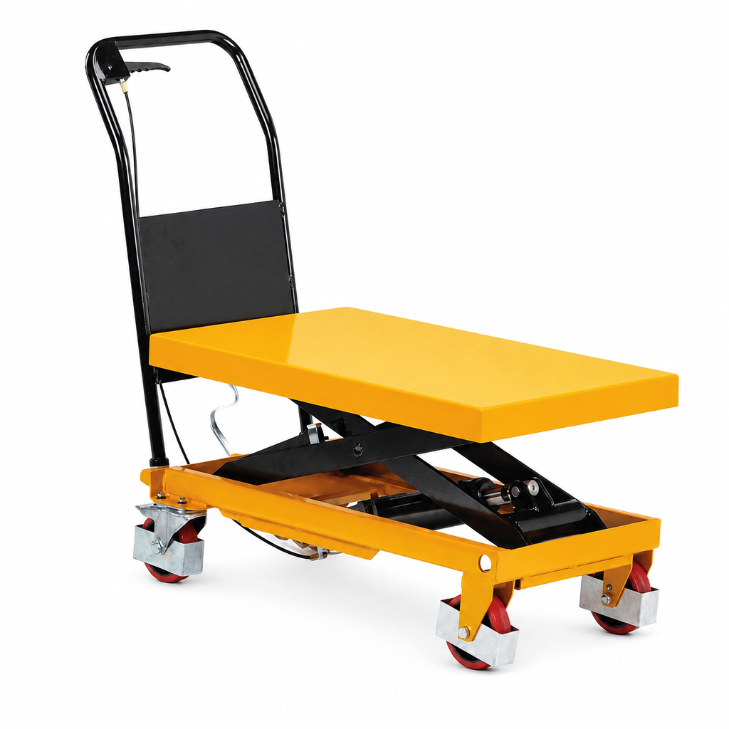 Mobile Hydraulic Scissor Lift Table 300kg Capacity