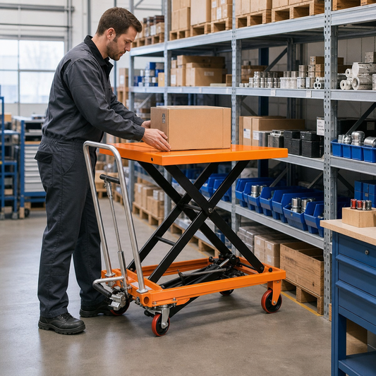 Mobile Hydraulic Scissor Lift Table 500kg
