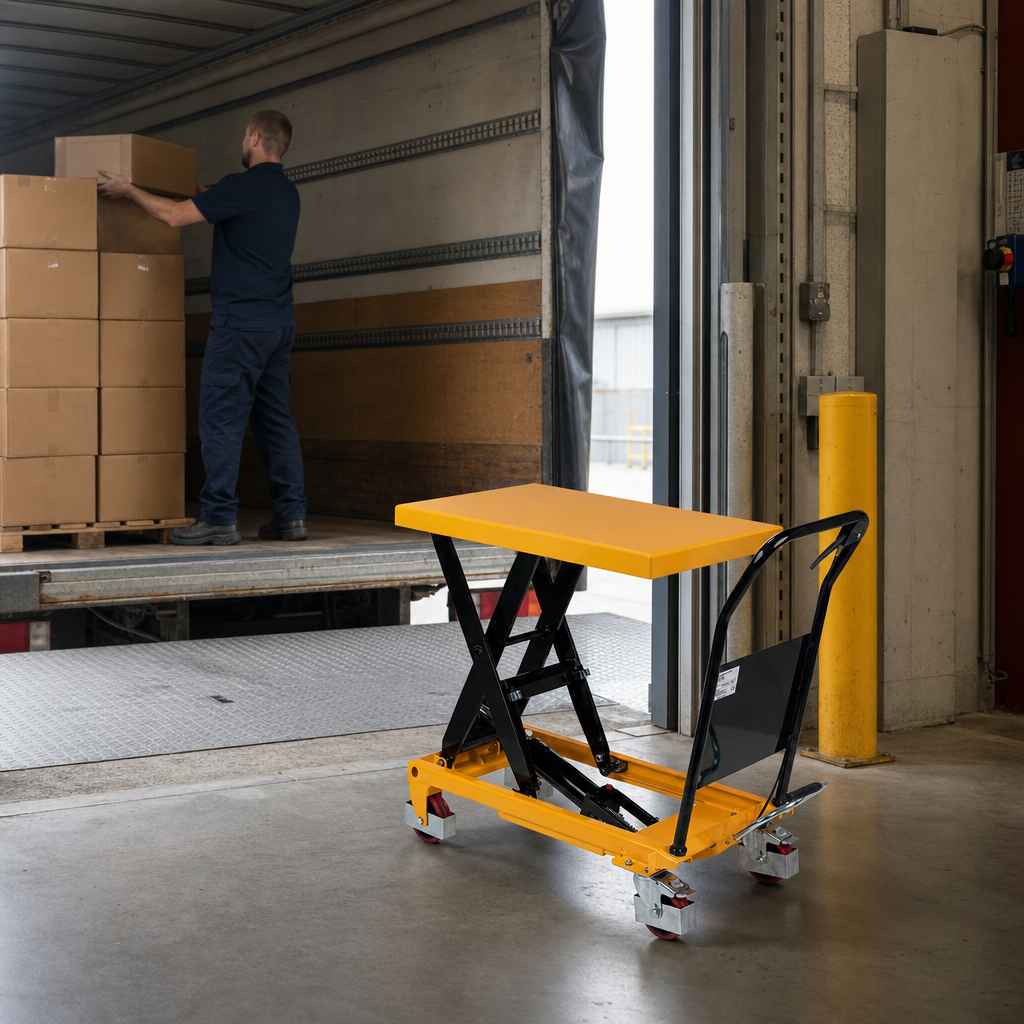 Mobile Hydraulic Scissor Lift Table 500kg