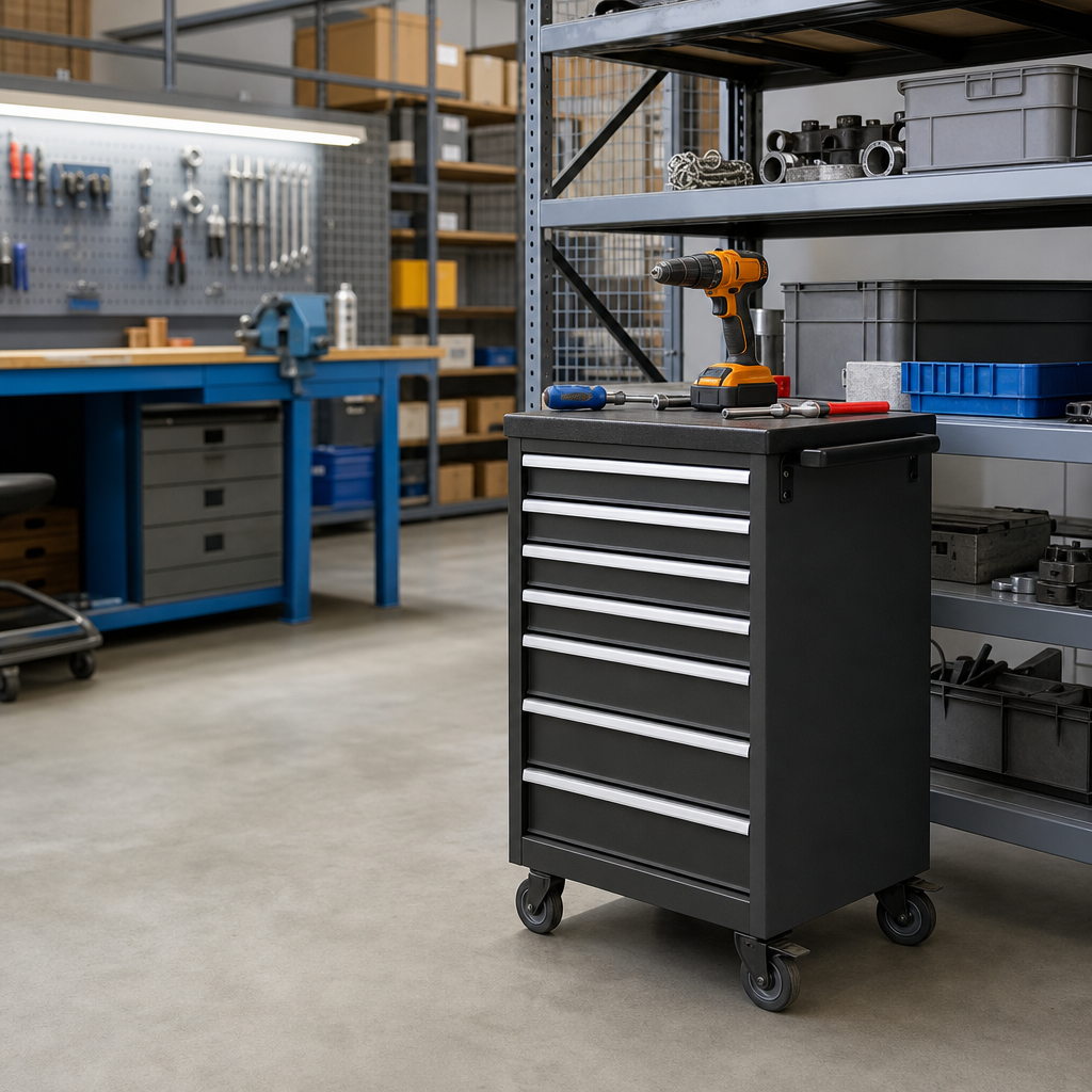 Mobile Multi Drawer Tool Cabinet 990 x 525 x 525mm