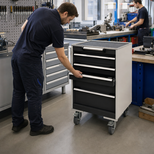 Mobile Multi Drawer Tool Storage Cabinet 790 x 525 x 525mm