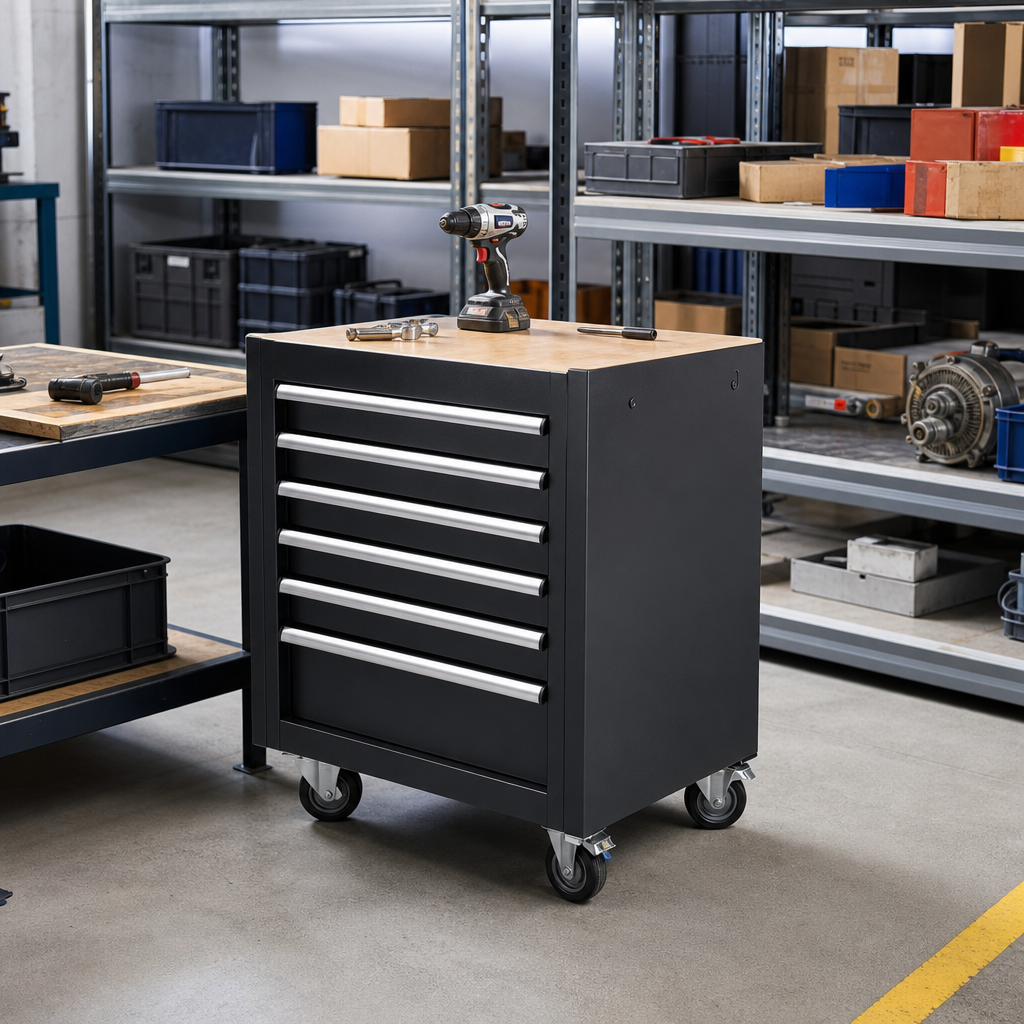 Mobile Multi Drawer Tool Storage Cabinet 790 x 525 x 525mm