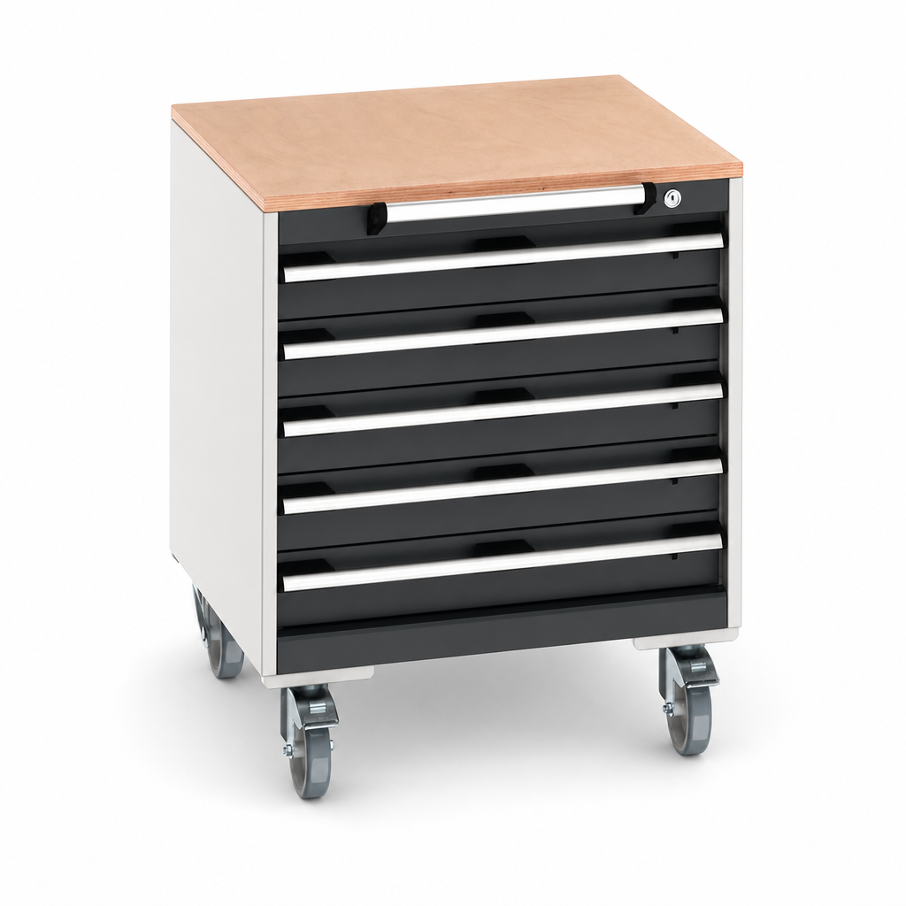 Mobile Multi Drawer Tool Storage Cabinet 790x650x650mm