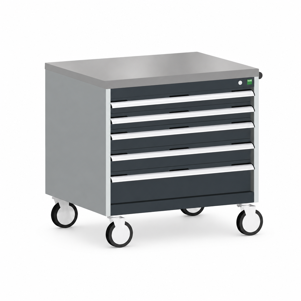 Mobile Multi Drawer Tool Storage Cabinet 790x800x650mm