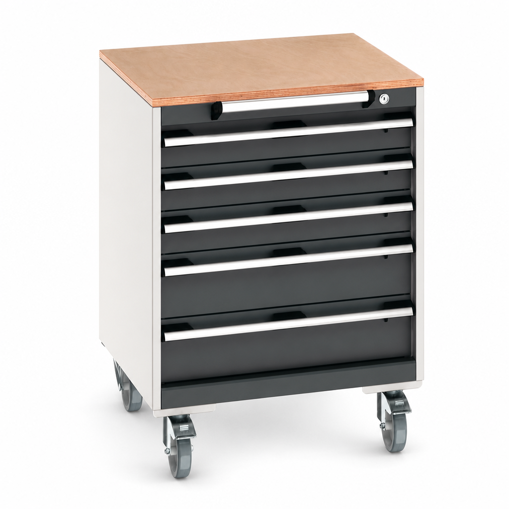 Mobile Multi Drawer Tool Storage Cabinet 890x650x650mm