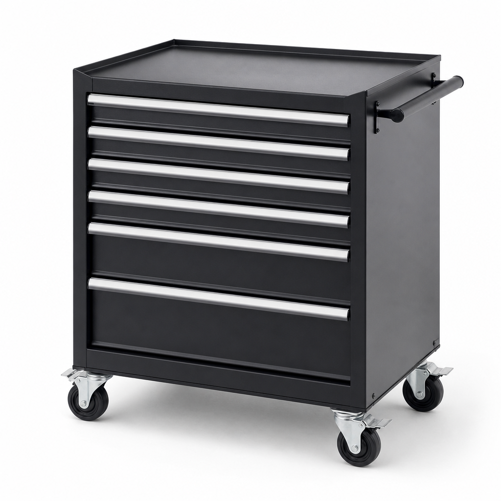 Mobile Multi Drawer Tool Storage Cabinet 890x650x650mm