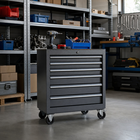 Mobile Multi Drawer Tool Storage Cabinet 990x650x650mm