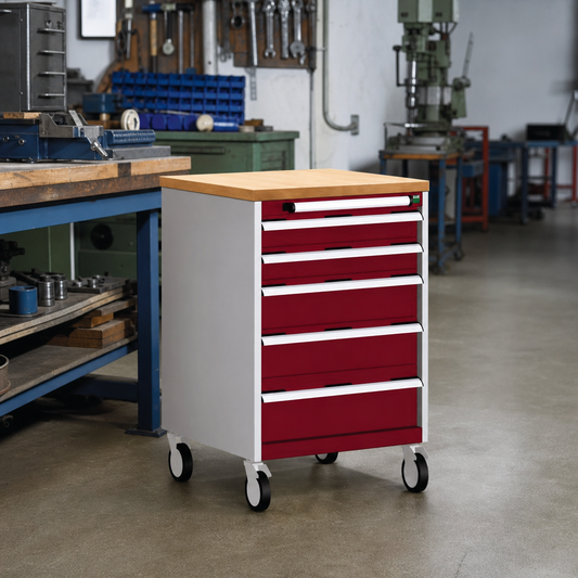 Mobile Multi Drawer Tool Storage Cabinet 990x650x650mm