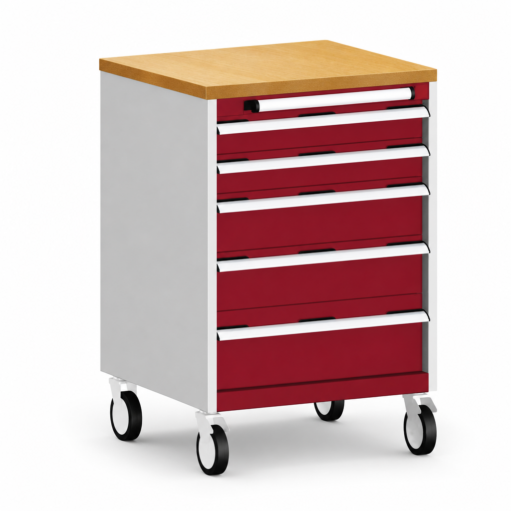 Mobile Multi Drawer Tool Storage Cabinet 990x650x650mm