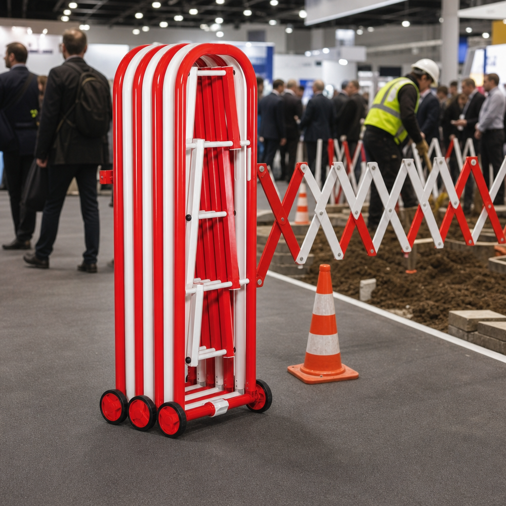 Mobile Retracting Metal Crowd Control Barrier