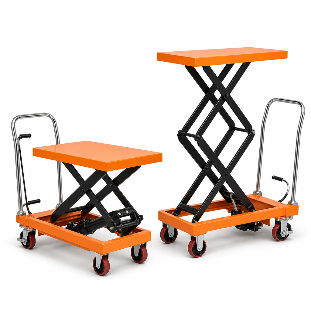 Mobile Single Scissor Lift Tables 150kg and 300kg