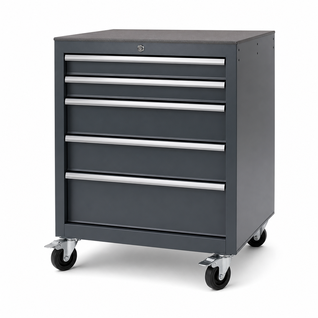 Mobile Steel Drawer Cabinets 525mm Deep