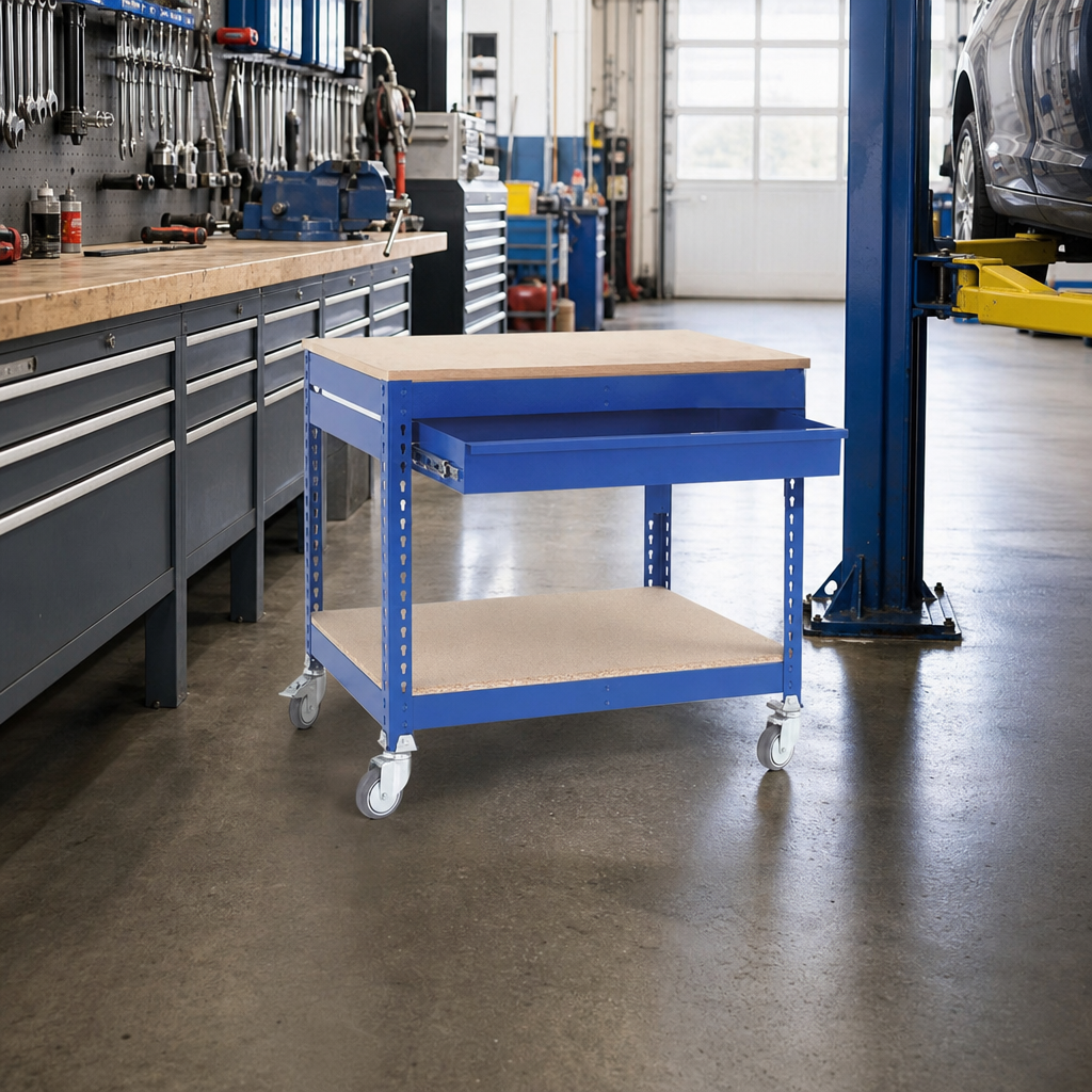 Mobile Tool Station with Single Drawer
