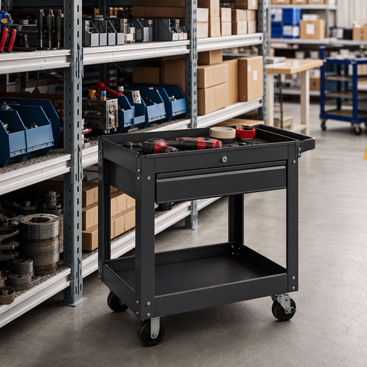 Mobile Tool Station with Single Drawer