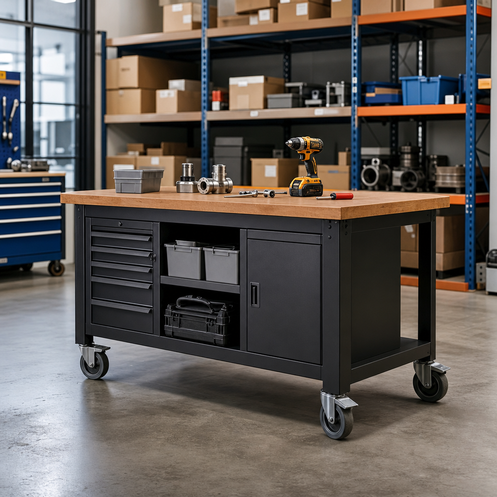 Mobile Workbench 930h x 1500w x 800d mm