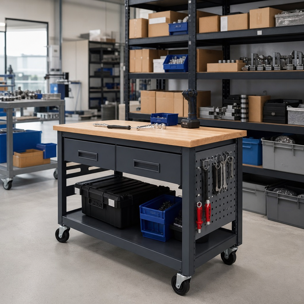 Mobile Workbench 930x1500x600mm with Choice of Worktop