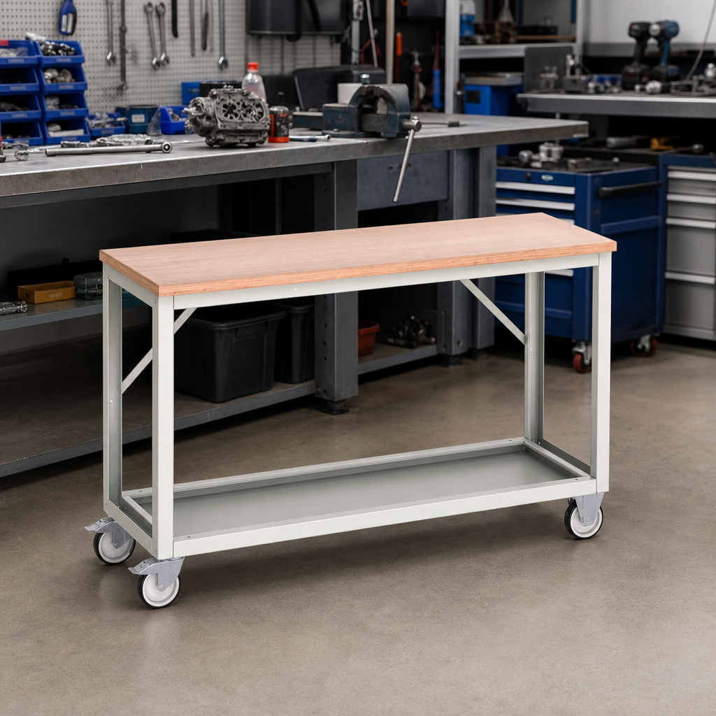 Mobile Workbench 930x1500x600mm with Choice of Worktop
