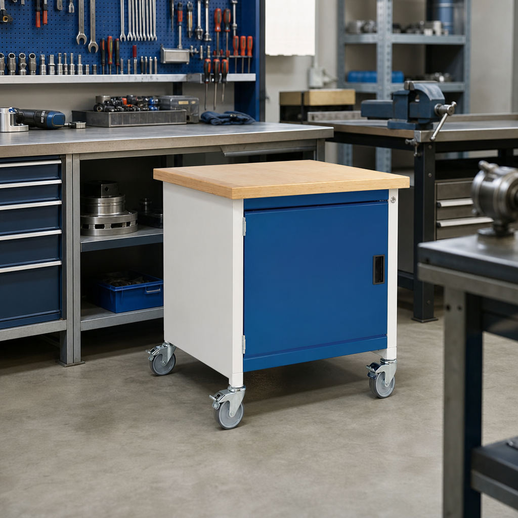 Mobile Workbench with MPX Worktop 840 x 750 x 750mm