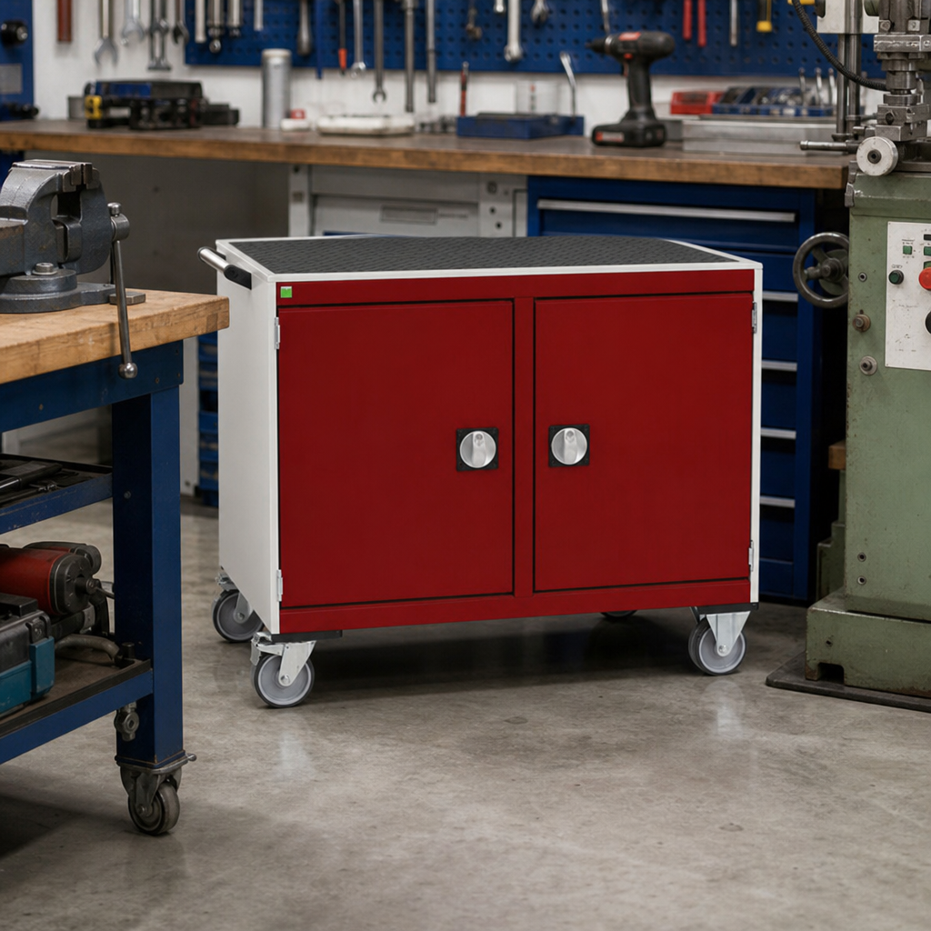 Mobile Workbench with MPX Worktop 885x1050x525mm