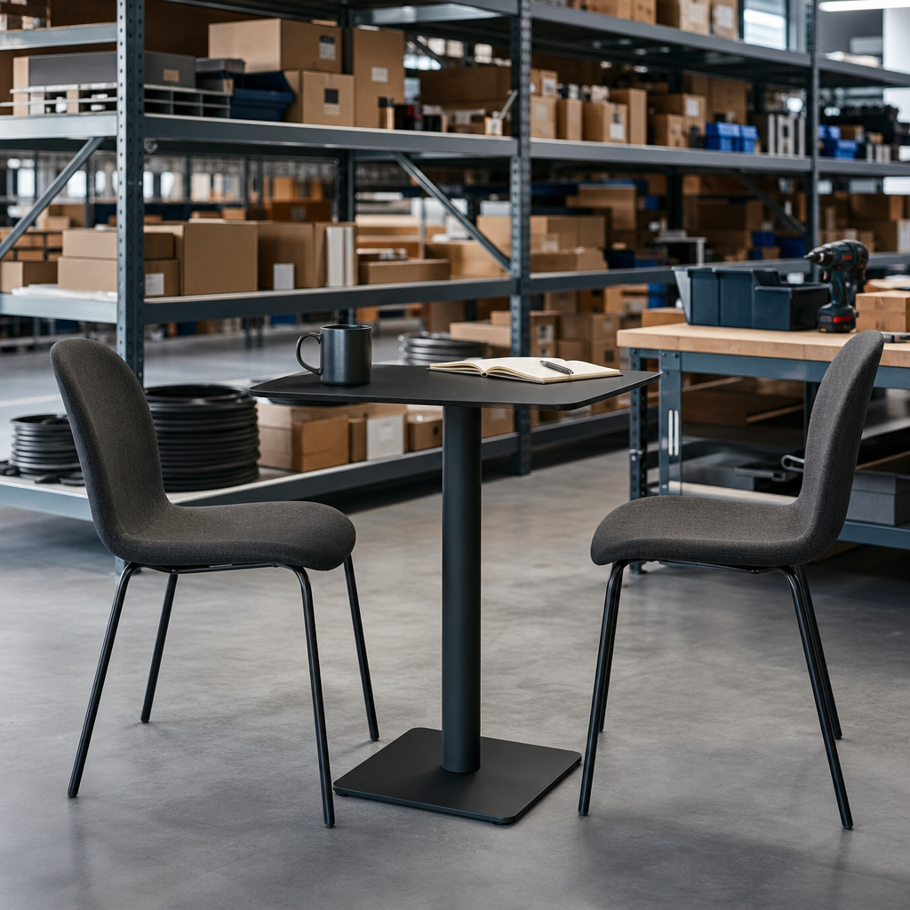 Modern Side Bar Table with Round or Square Top