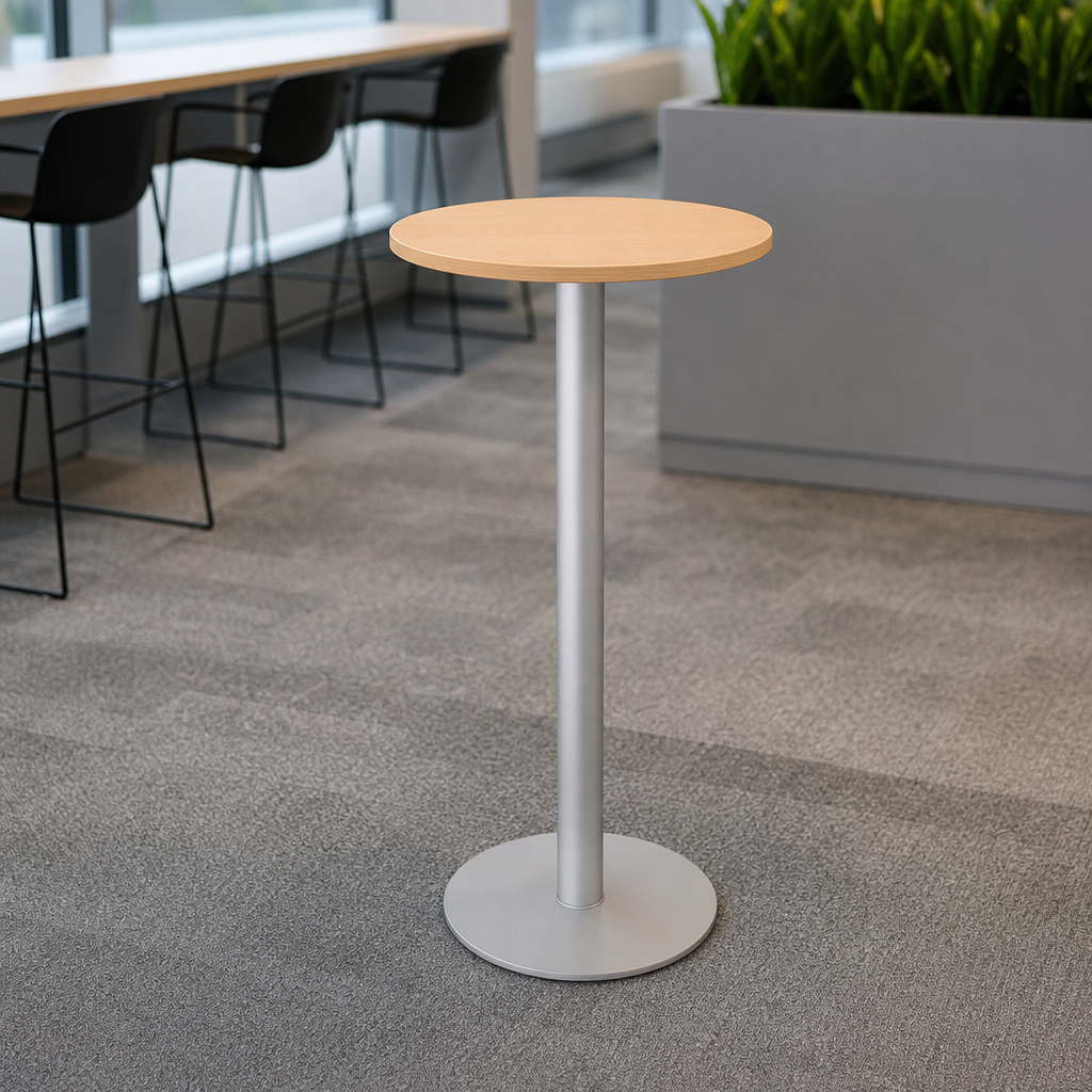 Modern Side Bar Table with Round or Square Top