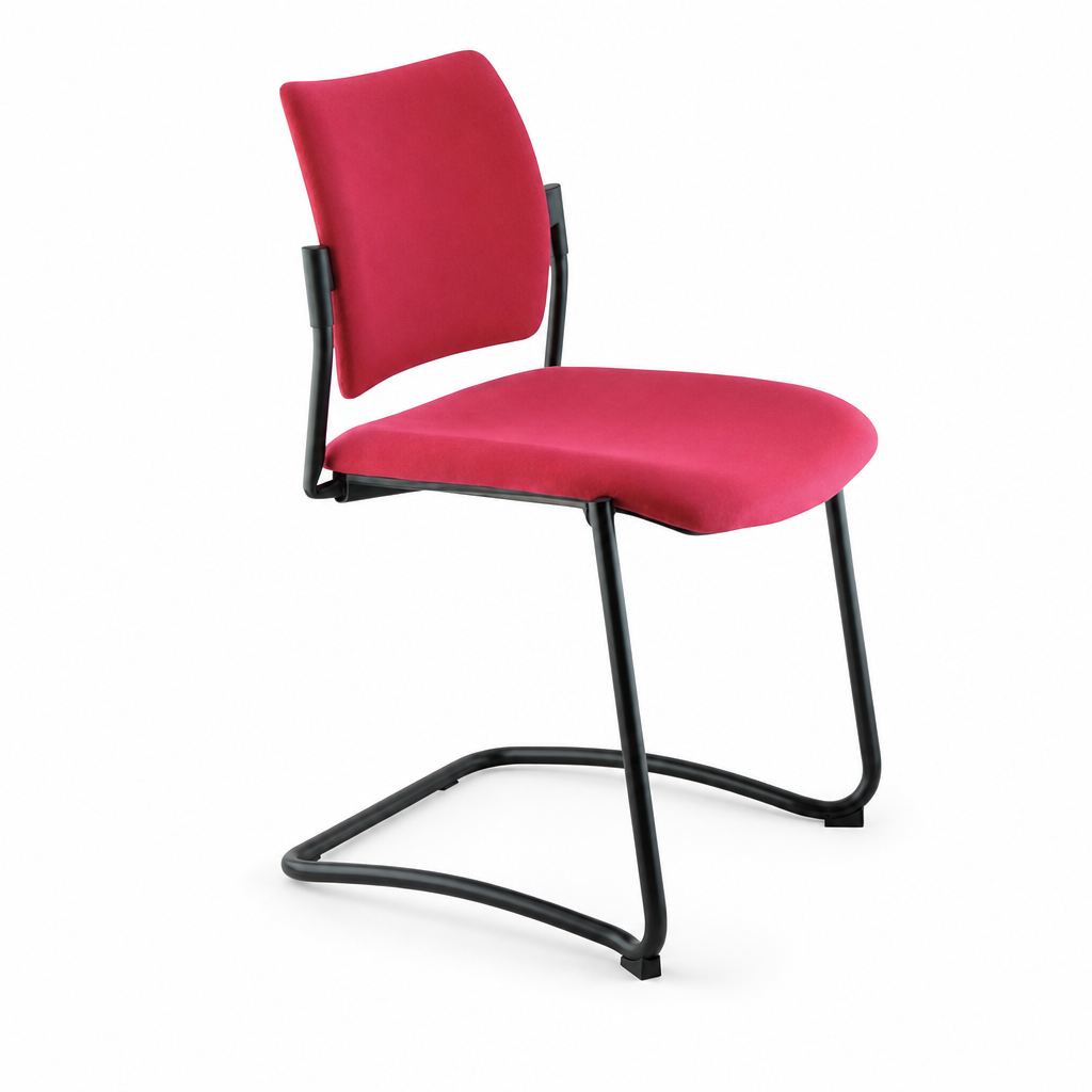 Modern Sled Base Meeting Chair