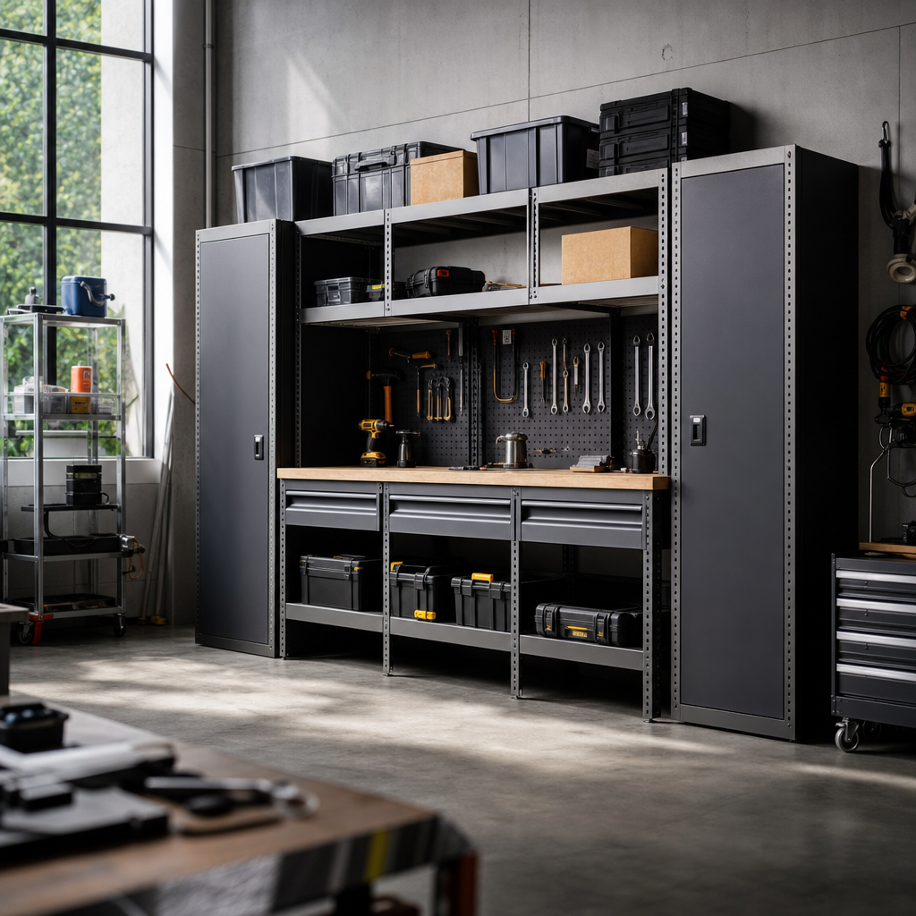 Modular 5 Piece Workshop Storage System