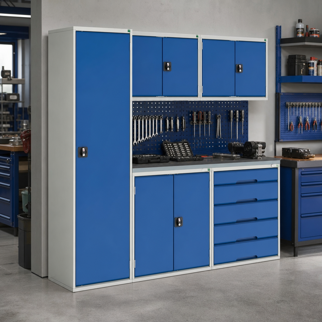 Modular 5 Piece Workshop Storage System