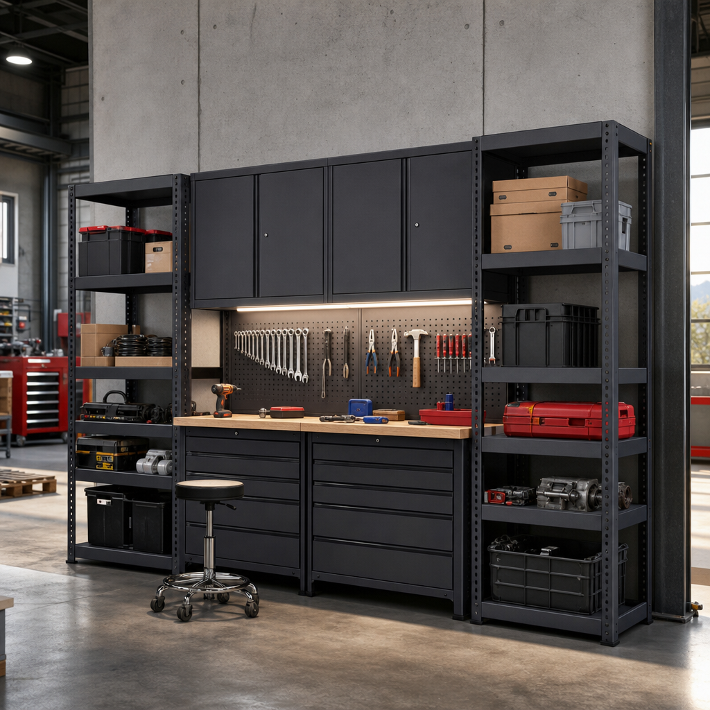 Modular 5 Piece Workshop Storage System