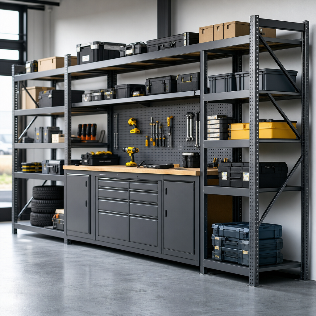 Modular 6 Piece Workshop Storage System