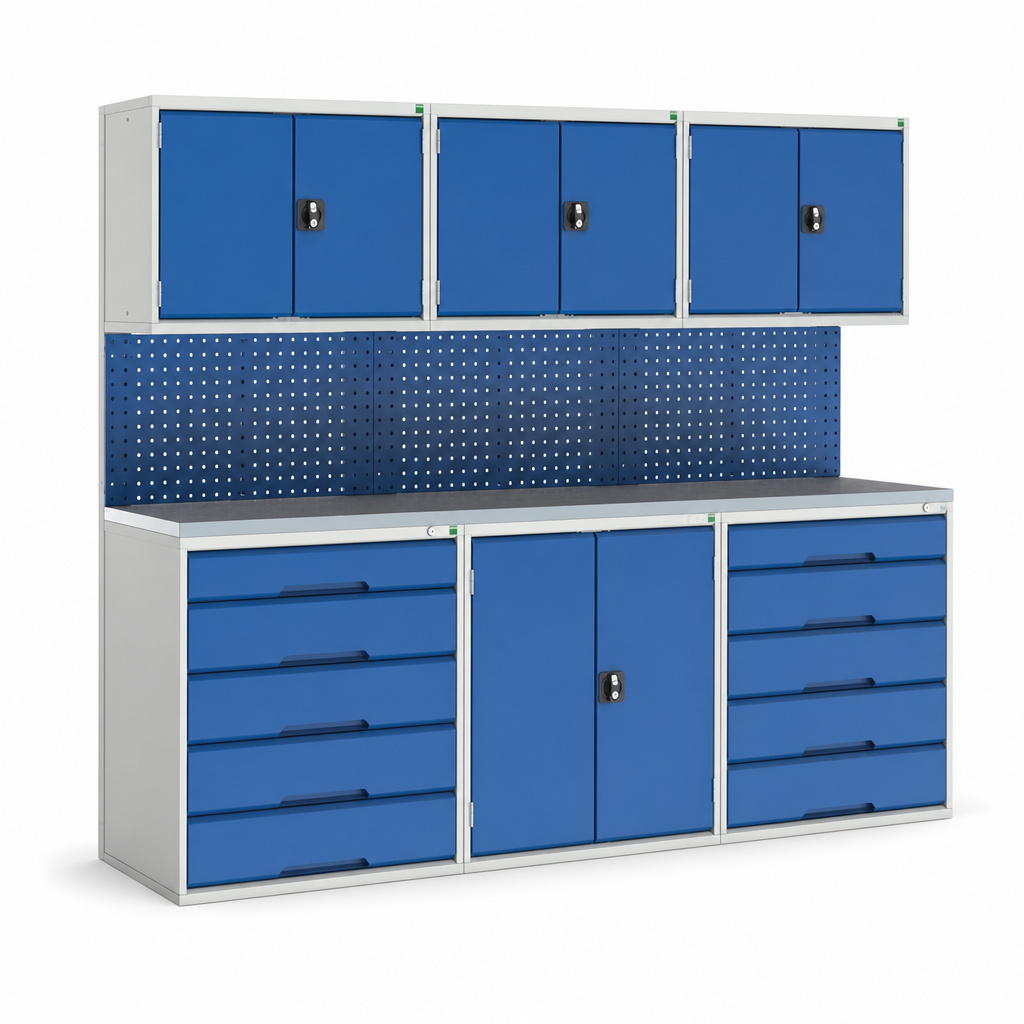 Modular 6 Piece Workshop Storage System