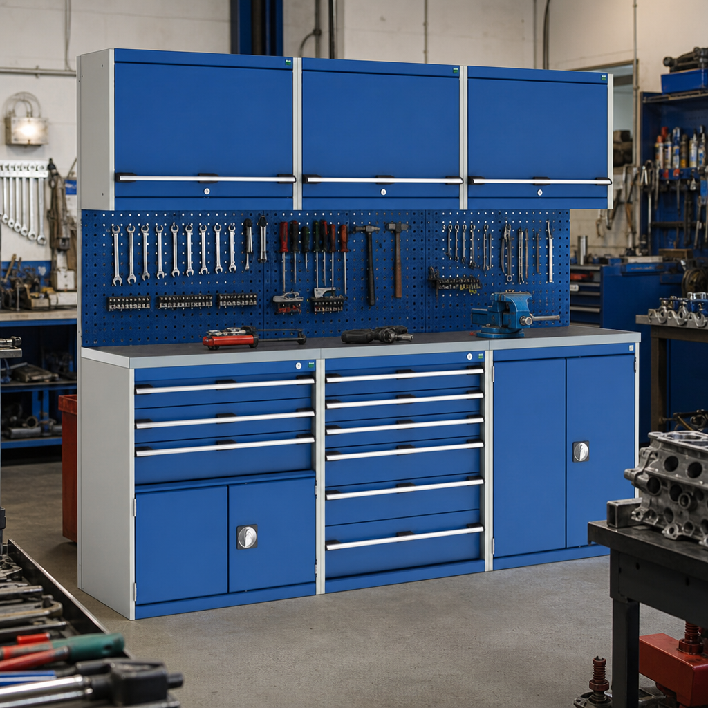 Modular 6 Piece Workshop Storage System