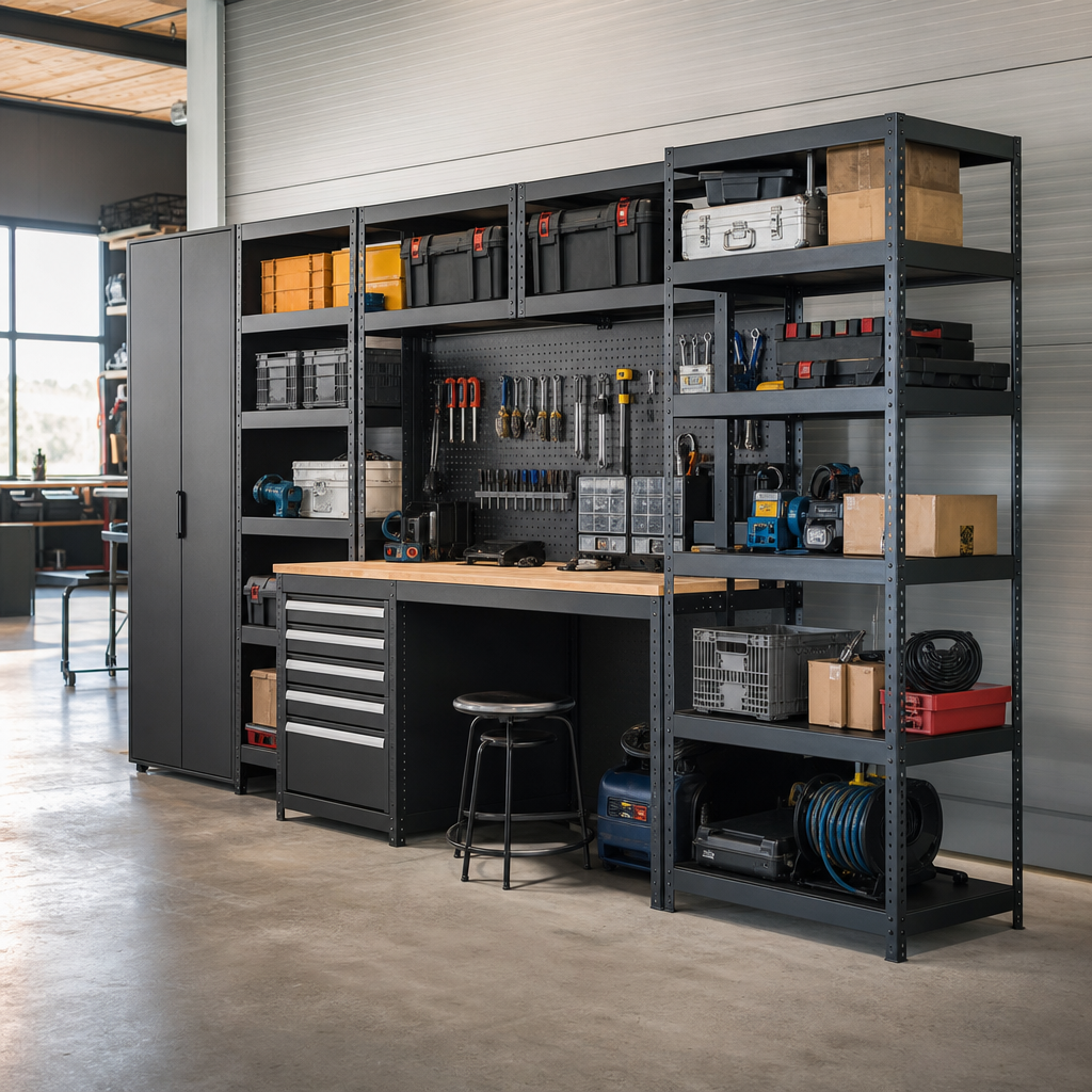 Modular 6 Piece Workshop Storage System