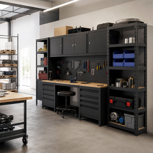 Modular 8 Piece Workshop Storage System