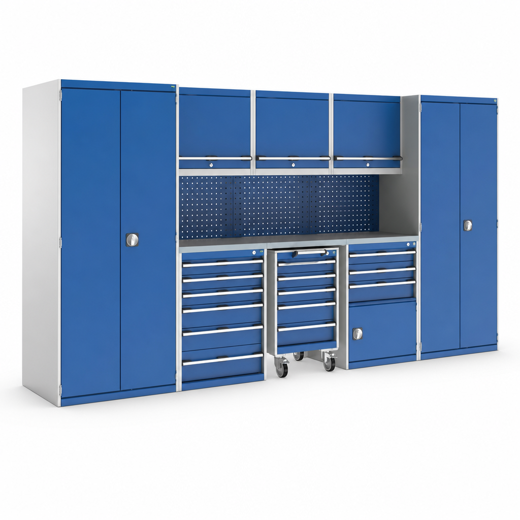 Modular 8 Piece Workshop Storage System