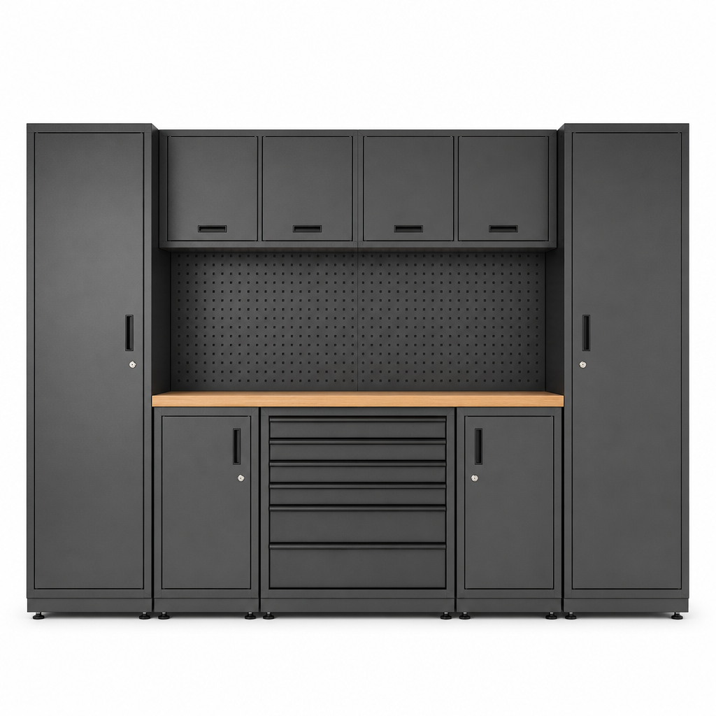 Modular 8 Piece Workshop Storage System