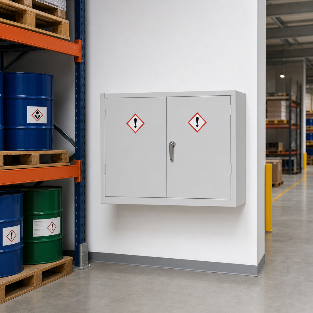 Modular COSHH Hazardous Chemical Storage Cabinet