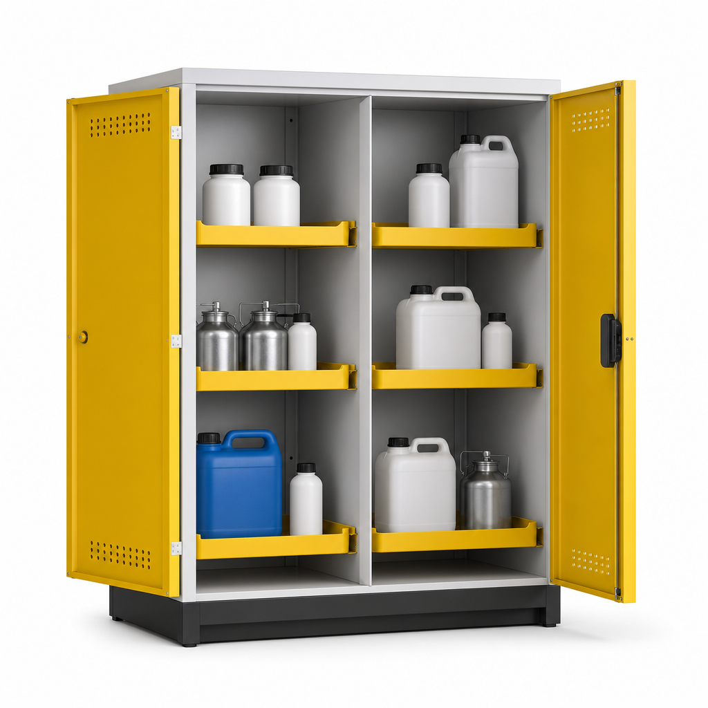 Modular COSHH Hazardous Chemical Storage Cabinet