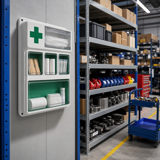 Modular First Aid Kit Shadow Board for 5S Workspaces