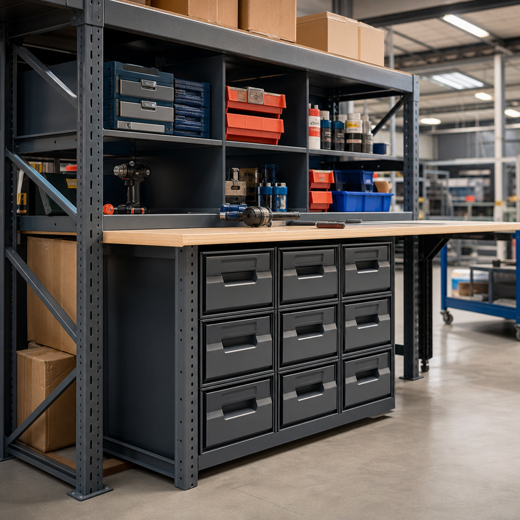 Modular Office Storage Drawers for Cubes and Cabinets