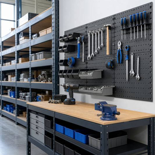 Modular Perforated Tool Storage Panels