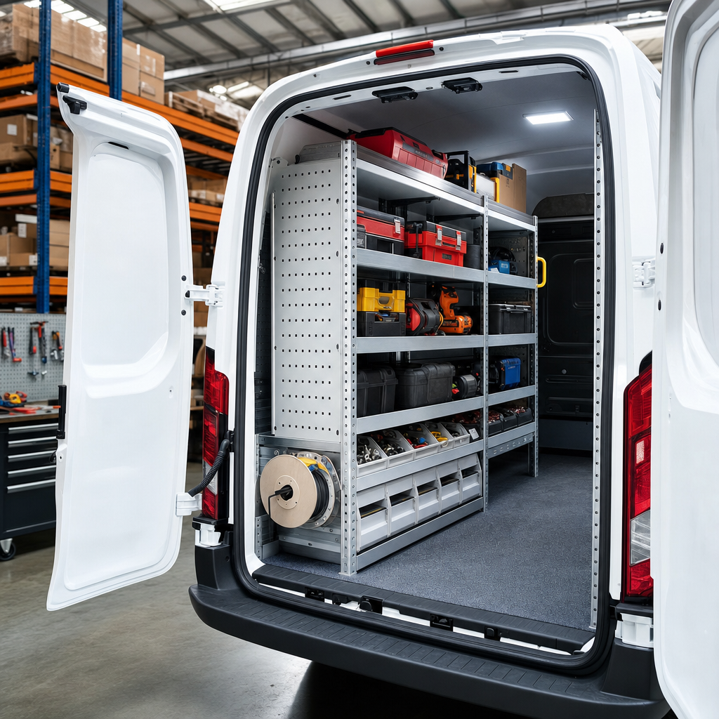 Modular Trade Van Shelving Packages – Silver Storage System